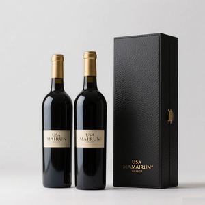 Nueva Caja de Regalo Magnética para Whisky, Vino y Alcohol, de Cartón Rígido con Logotipo en Relieve de Lujo, Fabricada con Materiales Reciclados - Product Image 1