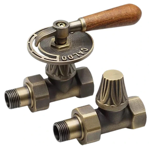 Set di <span class=keywords><strong>Valvole</strong></span> per Radiatori in Ottone a Prezzo Competitivo, Regolabili Manualmente, per Radiatori di Riscaldamento - Product Image 1