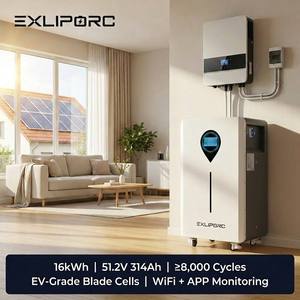 แบตเตอรี่สำรองพลังงานบ้าน EV Grade Blade Cell 16kWh 51.2V 314Ah LiFePO4 8000 รอบการใช้งาน พร้อม WiFi APP RS485 CAN รองรับพลังงานแสงอาทิตย์ - Product Image 6