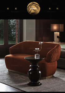 Luxury Fashion Foshan Sofa Set Fabric Sofa Luxury Arm <strong>Chairs</strong> Living Room Modern Single Sofa Luxury Factory Supply - Product Image 4