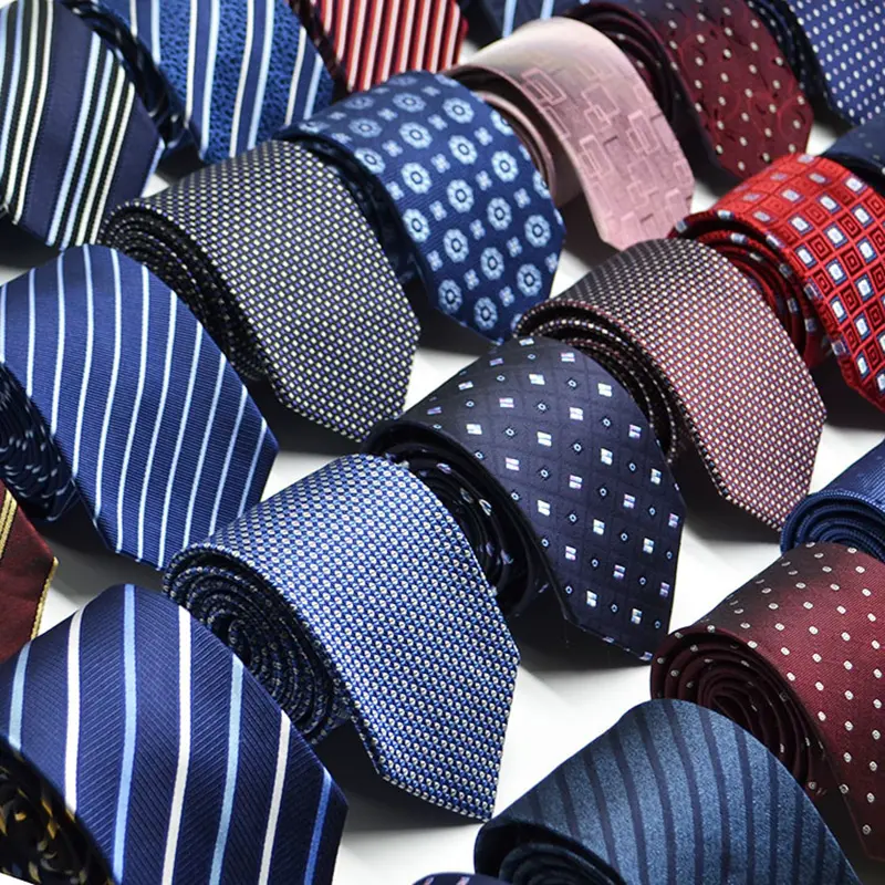 Fabricant de vêtements de cou 7.5cm de large fabricant vietnamien cravate en soie cravate de cou skinny cravates en vrac variété