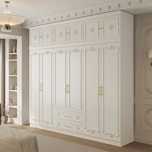 Custom Design Schlafzimmer möbel Weiß Lagers chrank Schrank Schrank Antik Französisch Stil Holz Schrank Schränke
