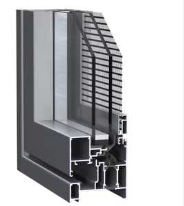 Cadre de fenêtre en aluminium de haute qualité et bon marché Profil de fenêtre en aluminium - Product Image 5