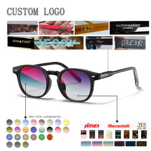 Lunettes de soleil rondes à monture complète, verres miroir, légères, unisexes, protection solaire pour adultes - Product Image 2