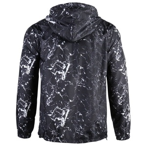 Chaqueta Cortavientos Acolchada con Capucha para Hombre, Reversible, Impermeable, de Color Sólido, Informal, para Uso en Exteriores, Abrigo de Invierno con Cierre de Cremallera - Product Image 5