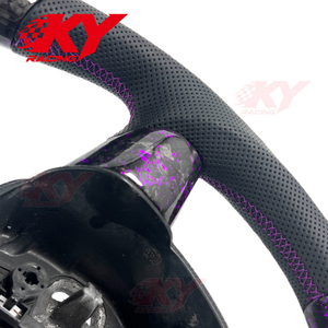 Accessoires auto pour Ford Focus MK2 RS ST ECOnetic RS500 2008-2011 Volant sport en fibre de carbone forgée - Product Image 3