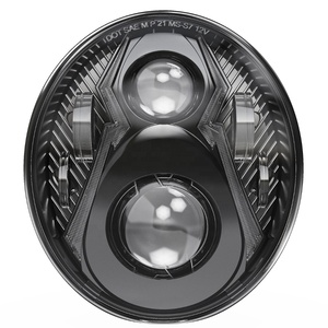Gruppo Faro Anteriore a LED TYPER per Harley Softail Breakout Sistema di Illuminazione Moto a LED Proiettore con Abbagliante/Anabbagliante - Product Image 5
