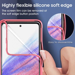 Nuovo obiettivo di scorrimento per fotocamera ibrida 3 in 1 con protezione dello schermo custodia trasparente per telefono per Samsung <span class=keywords><strong>Galaxy</strong></span> <span class=keywords><strong>A53</strong></span> <span class=keywords><strong>Cover</strong></span> Clear - Product Image 5