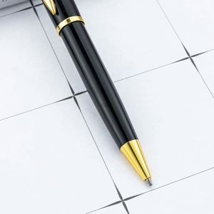 Wholesale 1.0Mm Metal Custom Logo Twist-Action Ballpoint Hotel Corporate Advertising Promotional <b>Pens</b> - Product Image 3