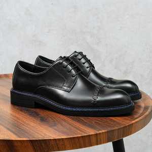Nouvelles Chaussures Habillées Classiques Rétro en Cuir pour Hommes 2025 – Bout Carré, Lacets, Respirantes et Antidérapantes pour l'Automne - Product Image 5