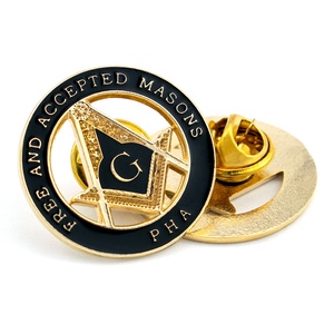 Masonic Chất lượng cao phổ biến giá rẻ tùy chỉnh mạ mềm men <span class=keywords><strong>Pin</strong></span> thủ công kim loại ve áo pins đối với Quà Tặng - Product Image 6