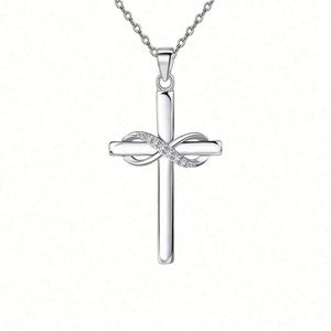 Collar con Colgante de Mariposa Cruzada para Mujer, Chapado en Plata 925, Joyería de Lujo Moderna para Regalo de Boda, Diseño Reciente - Product Image 3