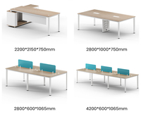 Nouveau design moderne Coworking bureau modulaire poste de travail cabine centre d'appels poste de travail bureau