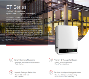 อินเวอร์เตอร์ไฮบริด GoodWe GW30K-ET-10 30KW สามเฟส 380V แรงดันสูง สำหรับโซลาร์เซลล์ พร้อมระบบกักเก็บพลังงาน ESS - Product Image 3