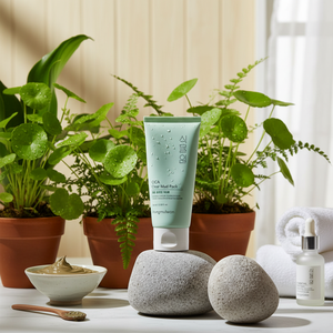 Mascarilla Facial y Corporal Coreana Shingmulwon Botanic Farm, Pack Familiar Jumbo de Mascarilla de Lodo con Centella Asiática, Fragancia a Té Verde - Product Image 3