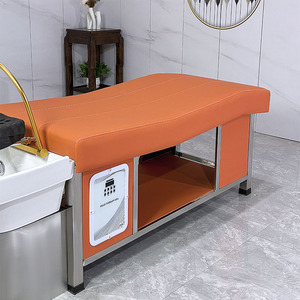 Fauteuil de lavage moderne à LED avec <span class=keywords><strong>bassin</strong></span> en céramique - Usage commercial pour hôtels et salles de bain, marque privée pour salons de beauté - Product Image 2