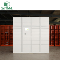 Système de casier intelligent pour colis, armoire de stockage électronique pour la livraison de colis avec écran tactile pour appartement, bureau, supermarché