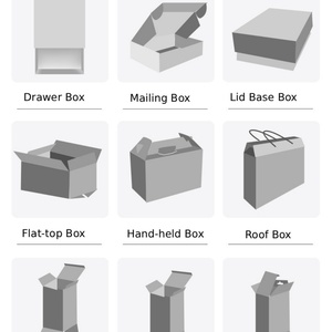 Luxury Branding Folding Corrugated Airplane <b>Box</b> Recycled Black Aircraft <b>Box</b> for Jewelry Clothing - Product Image 4