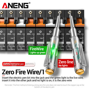 Bút thử máy dò điện áp Điện áp aneng B11 cảm ứng đầu dò tuốc nơ vít điện không cảm biến phát hiện dây trực tiếp máy thử hộ gia đình - Product Image 3