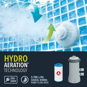 Intex 26722 427X107Cm Marco de <span class=keywords><strong>prisma</strong></span> Clearview Premium Anillo transparente Marco de PVC Juego de <span class=keywords><strong>piscina</strong></span> sobre el suelo - Product Image 4