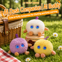 Peluche connectée HongRuiKe AI intelligente et amusante, jouet éducatif en polyester de 10 cm, avec fonction de chat vocal et de questions-réponses, compagnon pour enfants