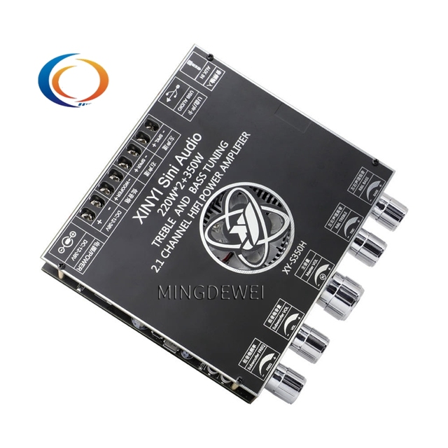 XY-S350H 2.1 Channel Tpa3251 BT Power Amplifier Board Module High and Low Subwoofer 220W * 2 + 350W