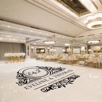 Piste de danse de mariage personnalisée amovible signe de mariage décor vinyle bleu paillettes piste de danse décalcomanie anniversaire piste de danse Wrap