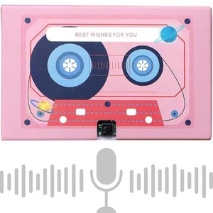 Casetes de Voz en Oferta, Grabadora de Mensajes de 60/300s, Tarjeta de Felicitación con Sonido Personalizable para Cumpleaños, San Valentín, Recuerdo de Fiesta - Product Image 1