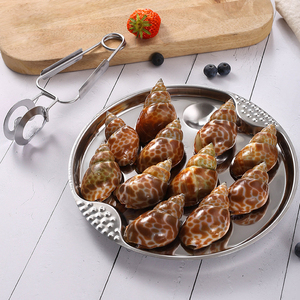 Vente en gros Plateau de cuisson Assiette <span class=keywords><strong>à</strong></span> escargot <span class=keywords><strong>12</strong></span> <span class=keywords><strong>trous</strong></span> en acier inoxydable Plat <span class=keywords><strong>à</strong></span> <span class=keywords><strong>escargots</strong></span> conque grillée Plat <span class=keywords><strong>à</strong></span> vis rôti - Product Image 3