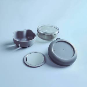 Contenitore per Apparecchio Ortodontico, Forniture Dentali, Porta Apparecchio Ortodontico in Plastica con Specchio - Product Image 3
