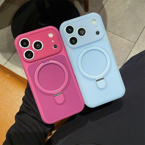 Coque de téléphone antichoc magnétique avec support anneau couleur bonbon pour iPhone 18 17 Pro Max 16 15 Pro - Product Image 3