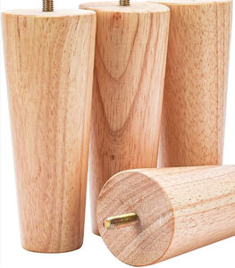Patas de Muebles de Madera Maciza Cónicas (Escandinavas) - Product Image 1