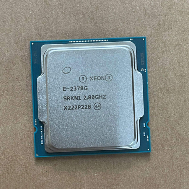 DZXT Xeon E-2378G 8 Cores 64-bit Server CPU (2.8 GHz 57MB Cache LGA 1200 Virtualization Technology) New for