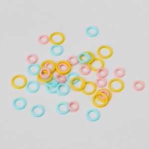 100 Chiếc Vòng Đánh Dấu Dệt Kim Tròn Đánh Dấu Phụ Kiện May Vá Tự Làm - Product Image 5