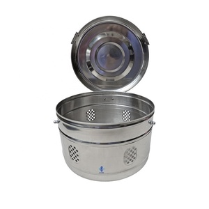 Tambor de Esterilización KSMED Instruments, Tambor Quirúrgico de Acero Inoxidable KSM-MSD, Tambor de Esterilización Médico Hospitalario de Acero Inoxidable - Product Image 1