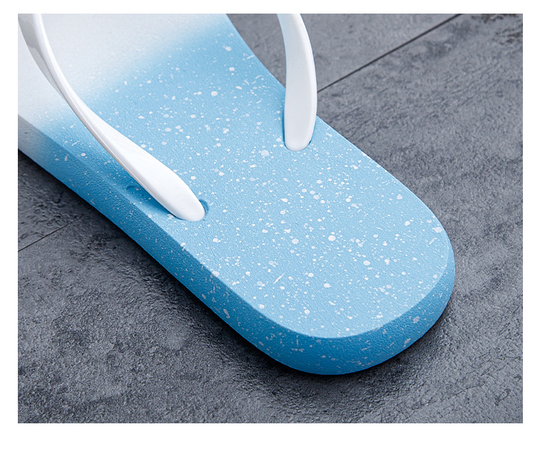 2023 Gradient Flip-flops Women Summer Beach Shoes Non-slip Flip-flops Slippers