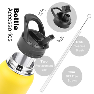 Haute qualité 32oz 304 acier inoxydable vide sport bouteille d'eau moderne classique prêt Stock pour le dos école enfants Camping voyage - Product Image 3
