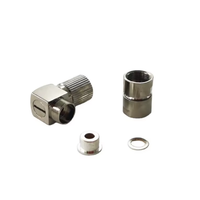 Câble Flex-3 Électrique Étanche, Connecteur Mâle à Angle Droit, Pince 1.6/5.6 L9, Connecteur Coaxial RF, Bornes
