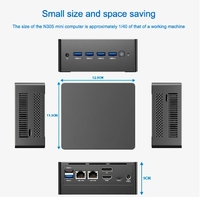Nueva 12. ª generación Mini PC NUC Win11 Intel N305 Procesador 16Gb DDR4 512Gb Pocket 12V Dual Lan Mini computadora