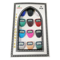 Compteur numérique de prière musulmane de haute qualité, multicolore, en forme de bague, pour compter les tours de Tasbih
