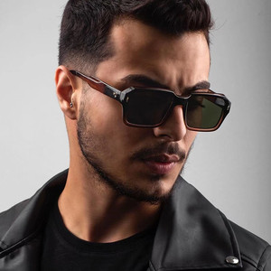 Custom Logo 2026 Retro Women Rivets Punk Sun Glasses UV400 <b>Gradient</b> Shades Square Men <b>Sunglasses</b> - Product Image 2