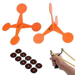 MultiFaceted SelfRighting Orange Marker Stand with 360Rotation for Outdoor Position Marking and Visual Targeting Practice - Product Image 1