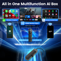 Carlink Kit Smart TV Auto-Adapter Android Auto 3-in-1 Kabelloses HDMI Carplay Dongle Video im Auto Ansehen Play AI Box für Apple