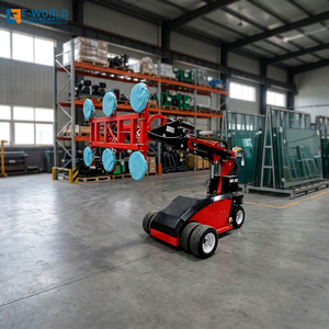เครื่องยกกระจก Eworld Yellow 304 Steel Glass Loading Machine 1-40 มม. ระบบสุญญากาศ 220V/380V อัตโนมัติ ความปลอดภัยสูง ใช้งานง่าย - Product Image 1