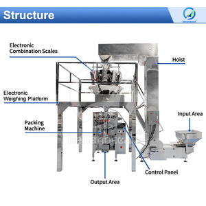 Empaquetadora vertical de relleno de patatas fritas de embalaje de partículas de maní tostado OCEAN - Product Image 2