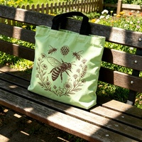 Sac de rangement zippé en toile personnalisé, écologique et réutilisable, pochette longue portable pour kits d'entretien de chaussures et produits de beauté