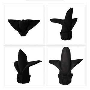 Özel yıkanabilir otel düğün ziyafet masa süslemeleri için 180 GSM Polyester kumaş peçete - Product Image 4