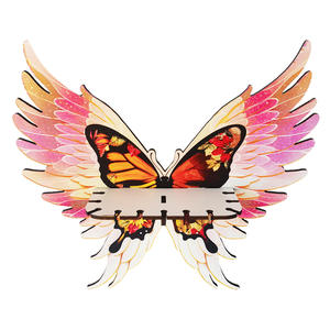 Spot Country madera hueco mariposa pared estante <span class=keywords><strong>de</strong></span> almacenamiento dormitorio sala <span class=keywords><strong>de</strong></span> estar decoración del hogar artesanía <span class=keywords><strong>de</strong></span> madera - Product Image 1