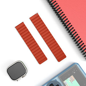 RYB สายนาฬิกาอเนกประสงค์20มม., สำหรับ <span class=keywords><strong>Garmin</strong></span> Forerunner 165 22มม. สายนาฬิกาซิลิโคนแม่เหล็กสำหรับ <span class=keywords><strong>Garmin</strong></span> <span class=keywords><strong>vivoactive</strong></span> <span class=keywords><strong>4</strong></span> - Product Image 3