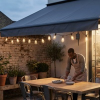 Guirlande lumineuse solaire ST38, étanche IP65, incassable, pour la décoration de patio, de jardin, de mariage, d'éclairage extérieur et paysager